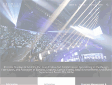 Tablet Screenshot of premierdisplays.com